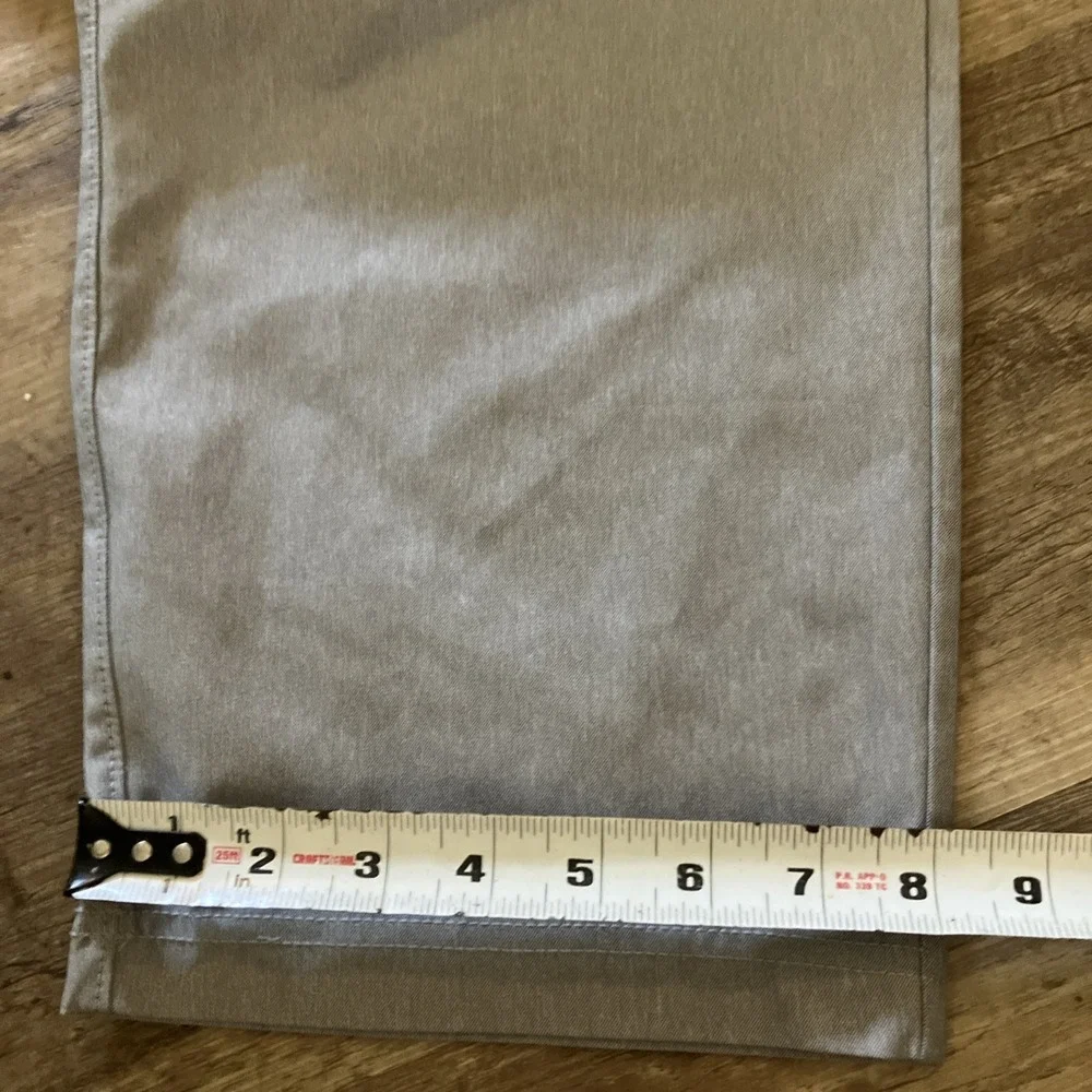Public Rec Workday Pants Mens 42x28 Grey Straight 5-Pocket Nylon Stretch Chino